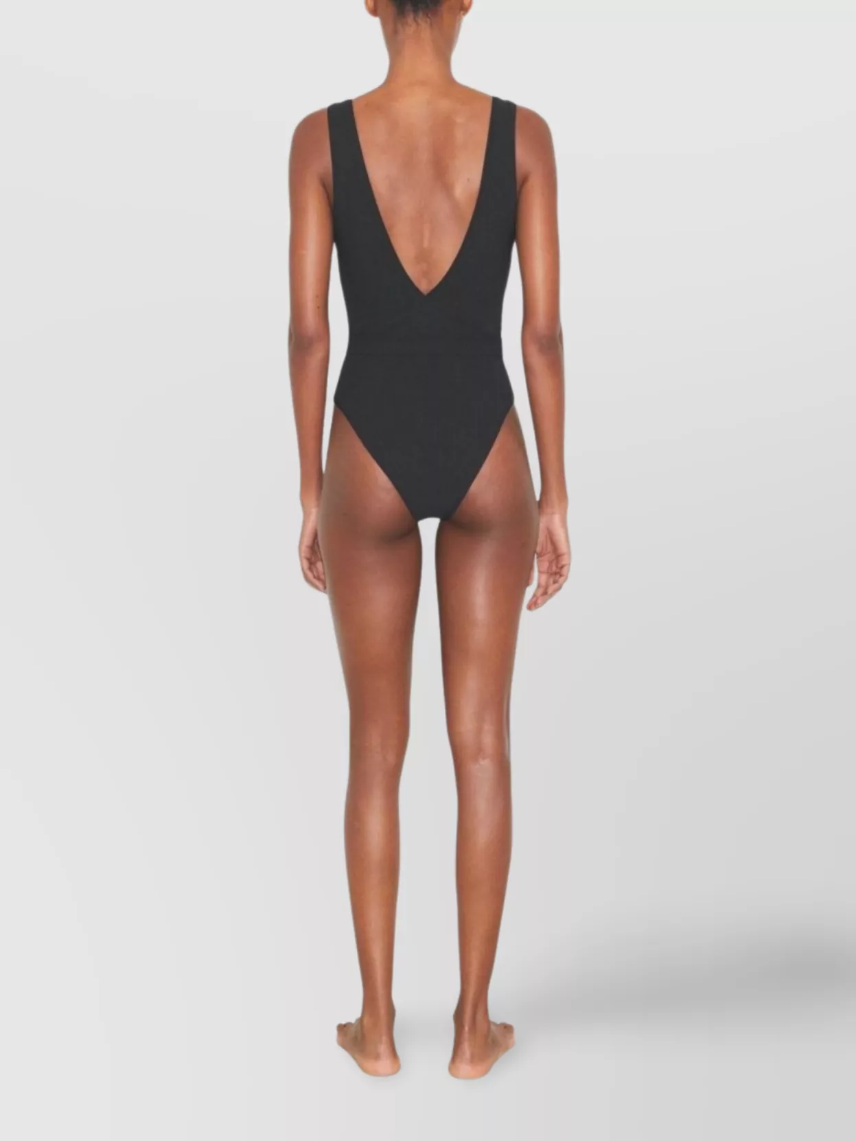 Tory Burch Logo Swimsuit Belted Detail