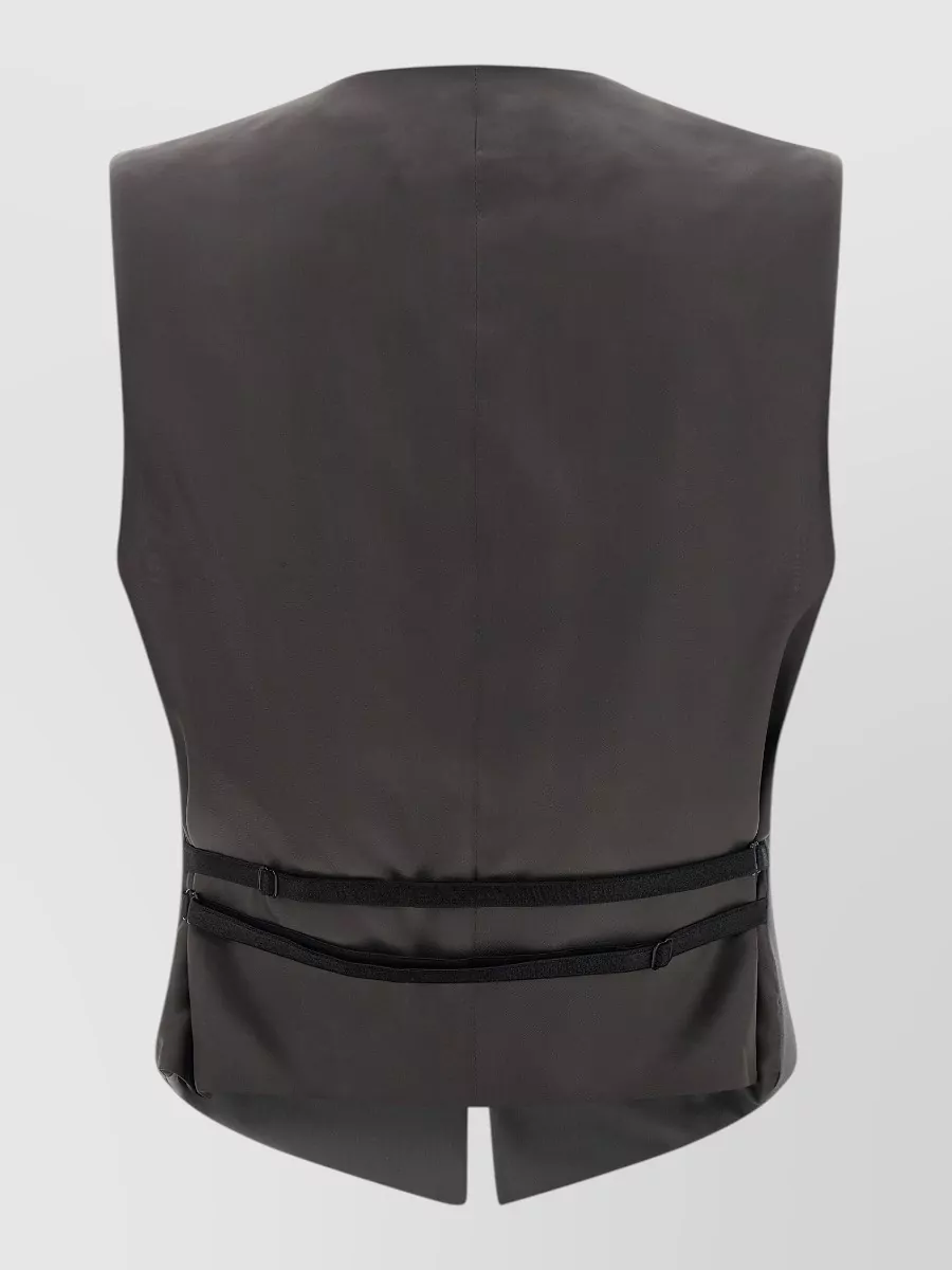 Armarium Virgin Wool V-Neck Sleeveless Vest