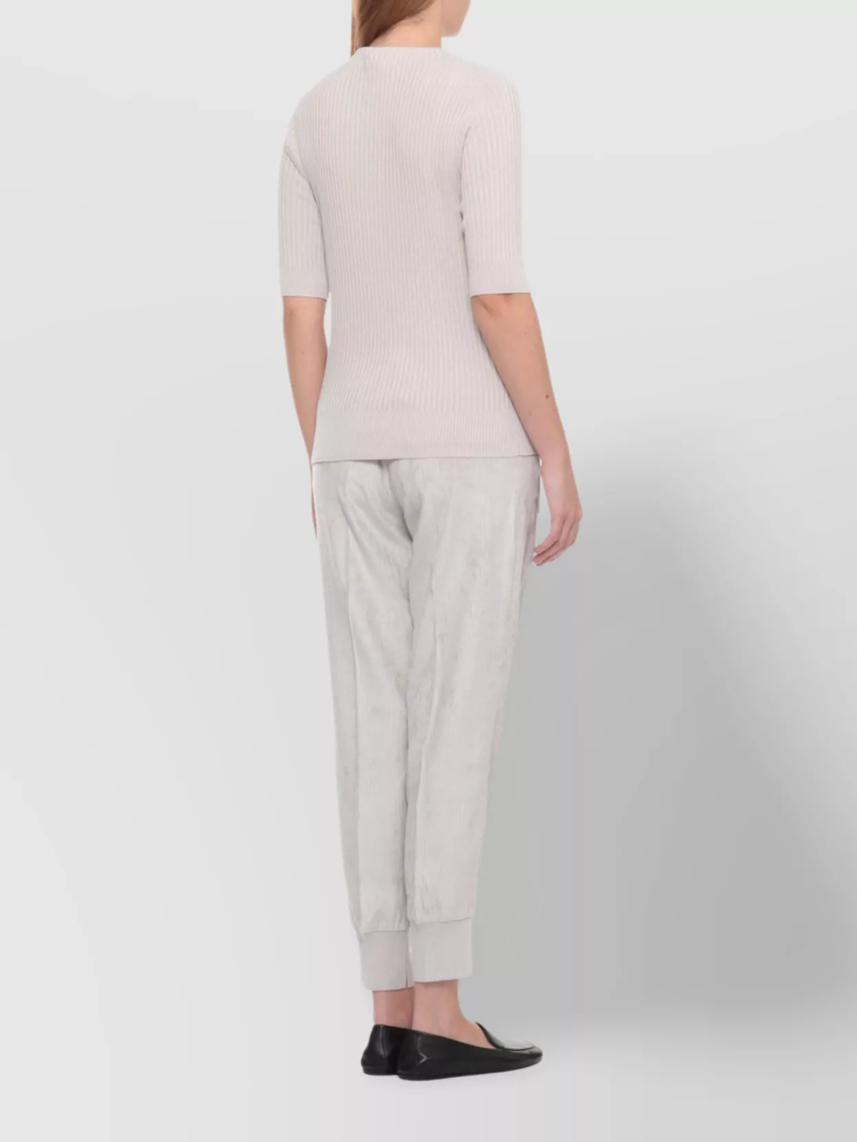 Peserico Lightweight Stretch Fit Crew Neck Sweater