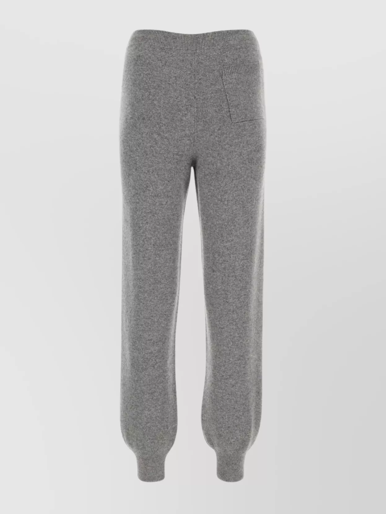 Prada Cashmere Blend Joggers With Elastic Waistband In Gray