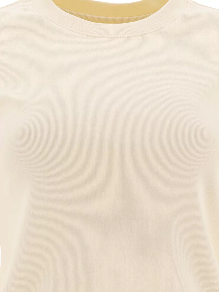 Sandbeige Cotton T-Shirt
