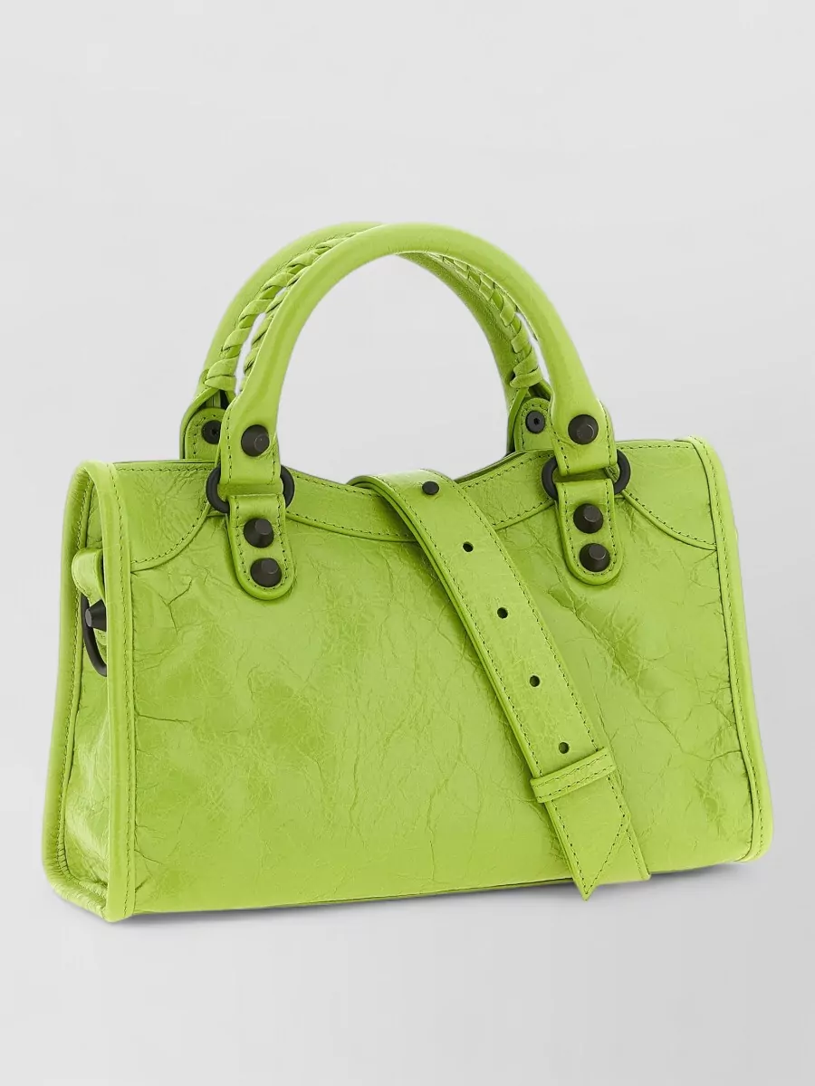 Balenciaga Le City Mini Leather Cross-Body Bag