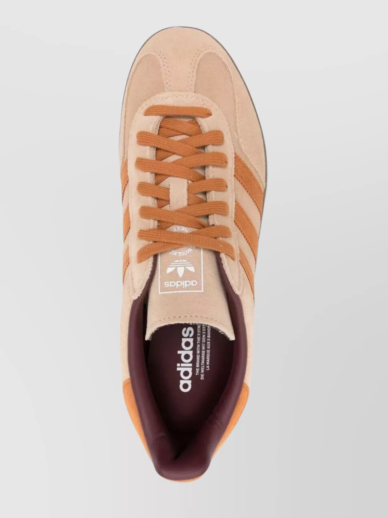 Adidas Indoor Suede Low-Top Rubber Sole Sneakers