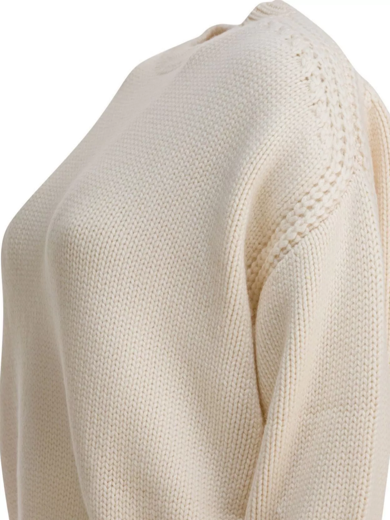 Sa Su Phi Textured Knit Crew Neck Long Sleeve Sweater