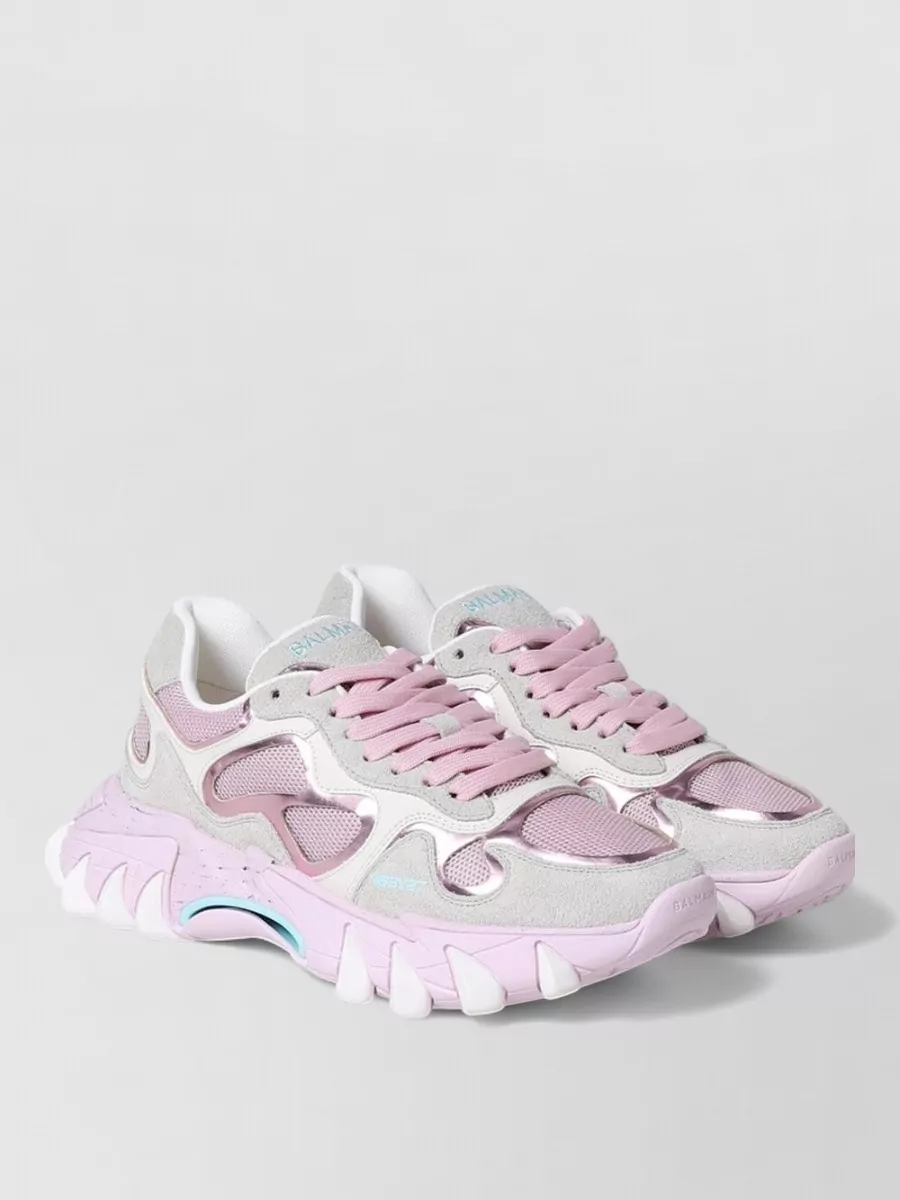 Balmain leather low-top sneakers