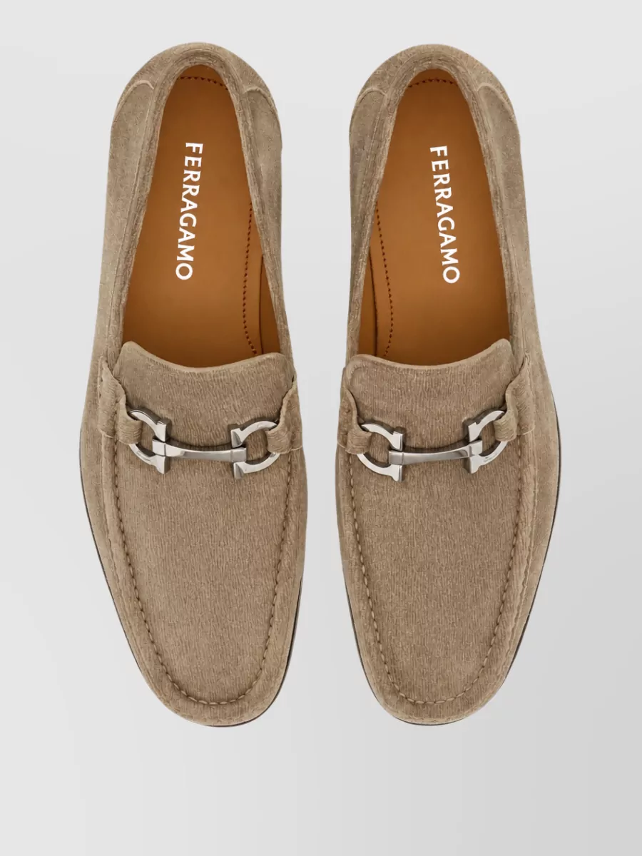 Ferragamo Leather Loafers