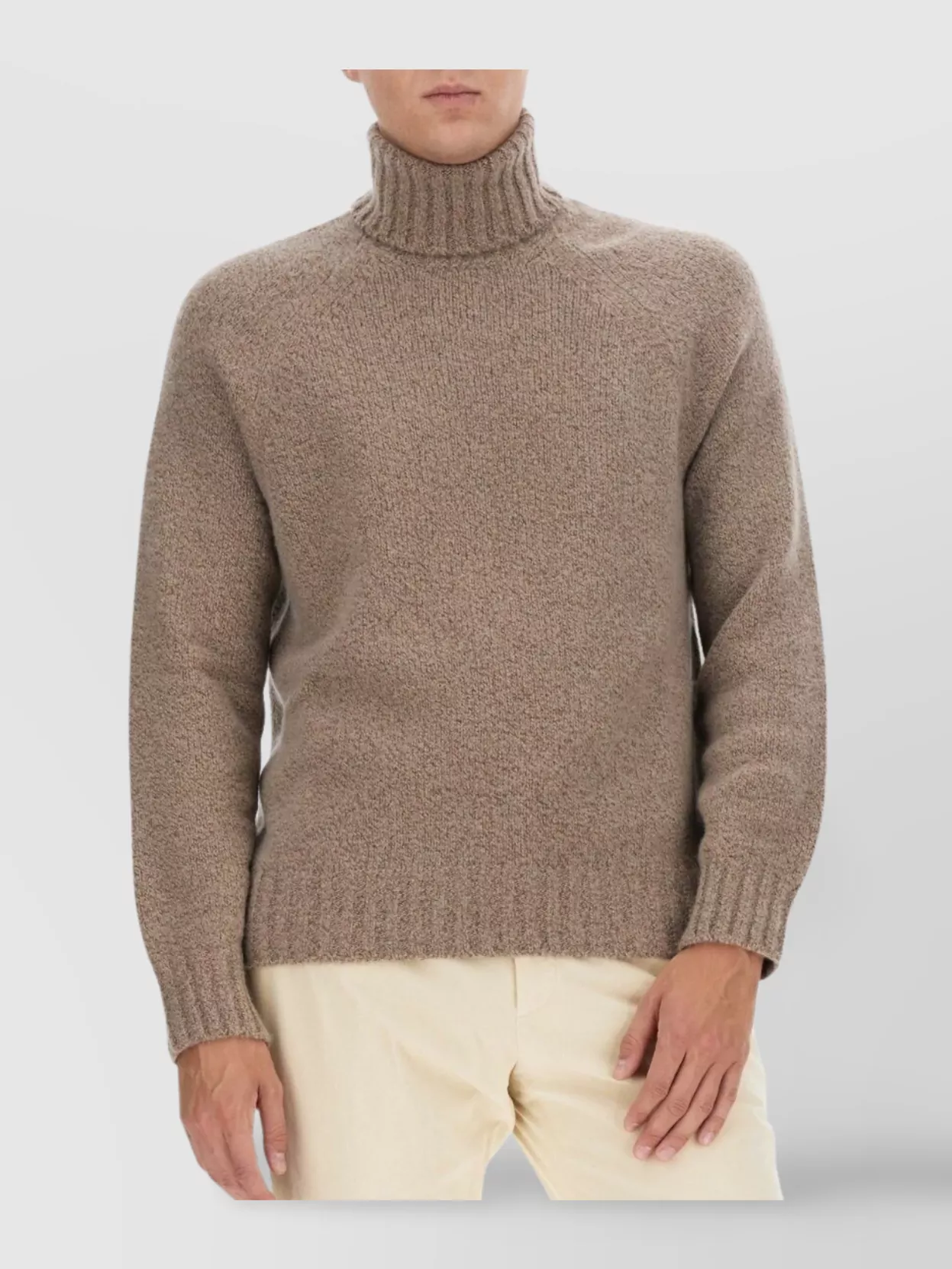 Zegna Ribbed Turtleneck Sweater Long Sleeves