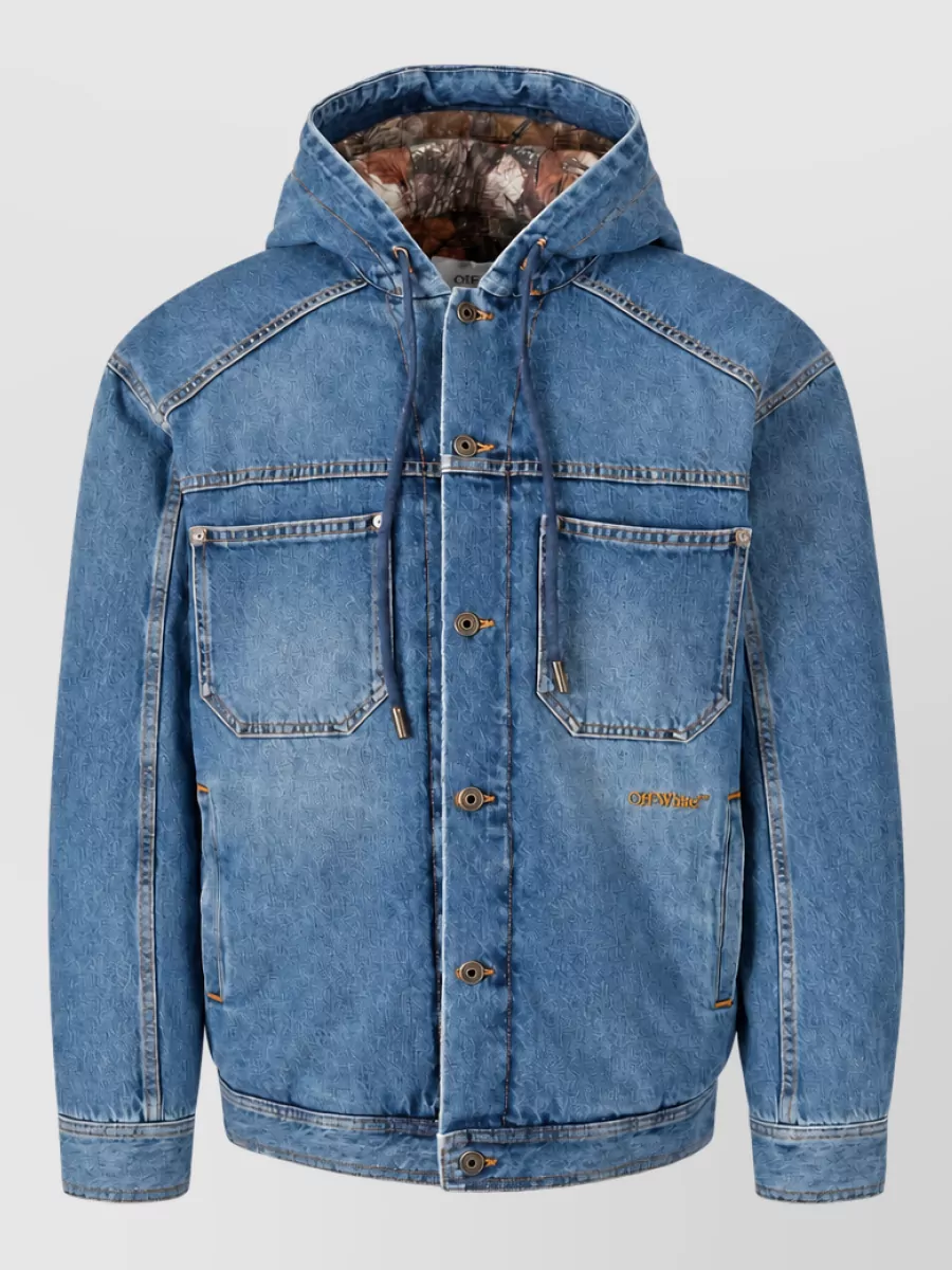 Off-White padded denim jacket