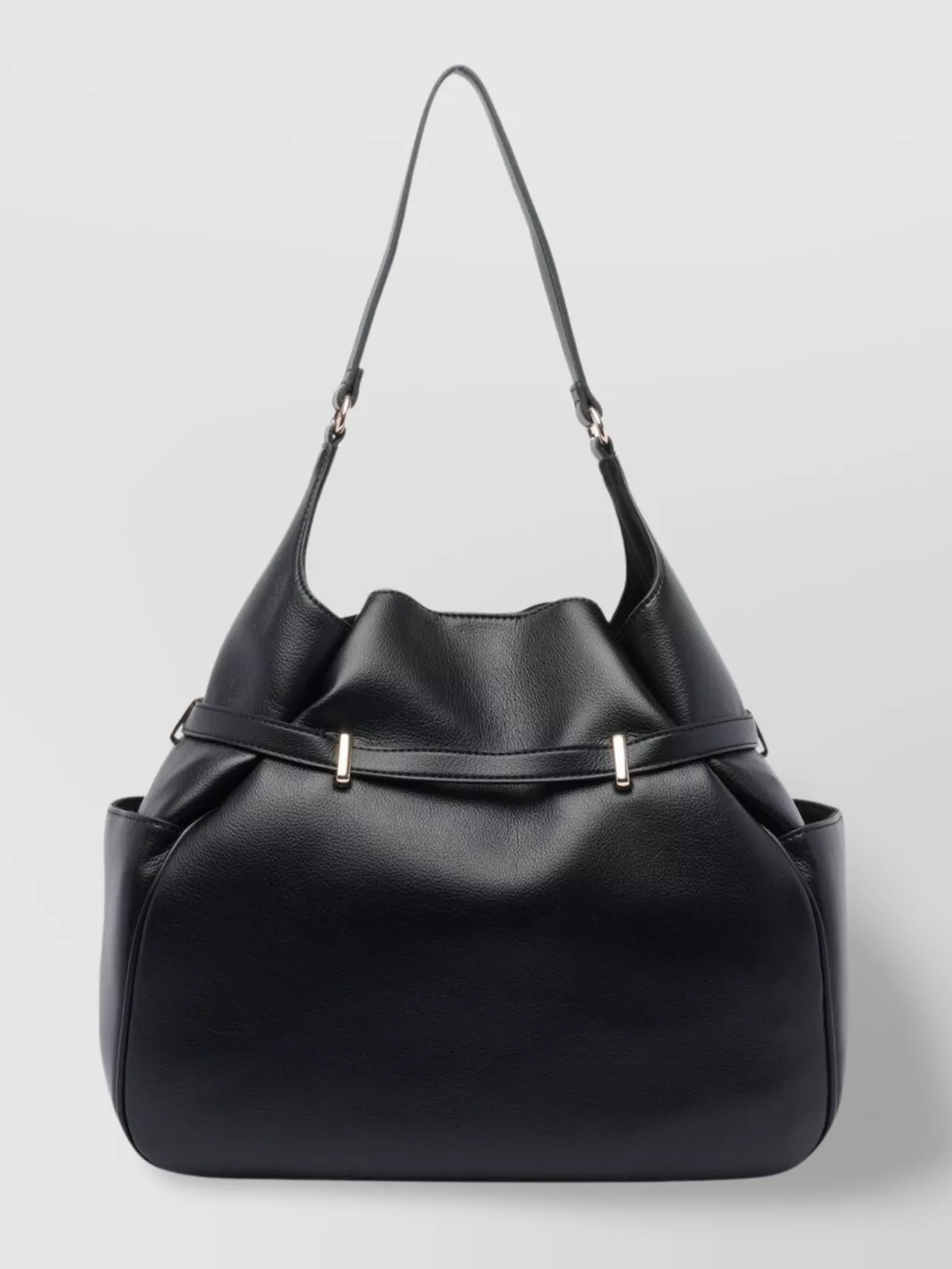 Liu •jo Liu Jo Black Shoulder Bag With Charm