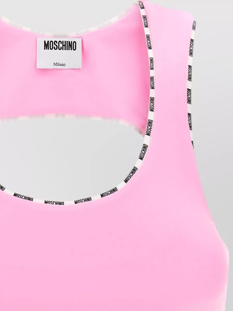 Moschino Stretch Technical Sports Bra