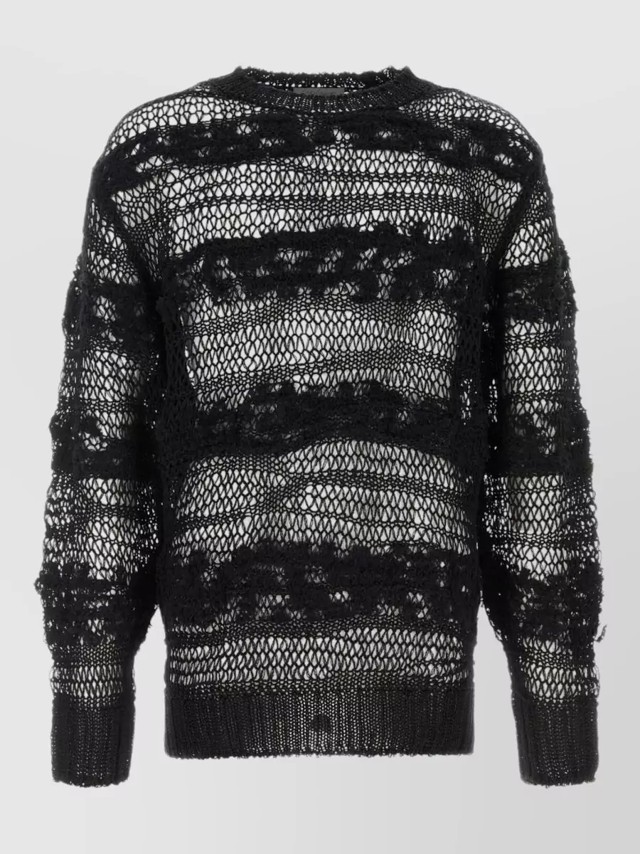 Yohji Yamamoto Crochet Sweater