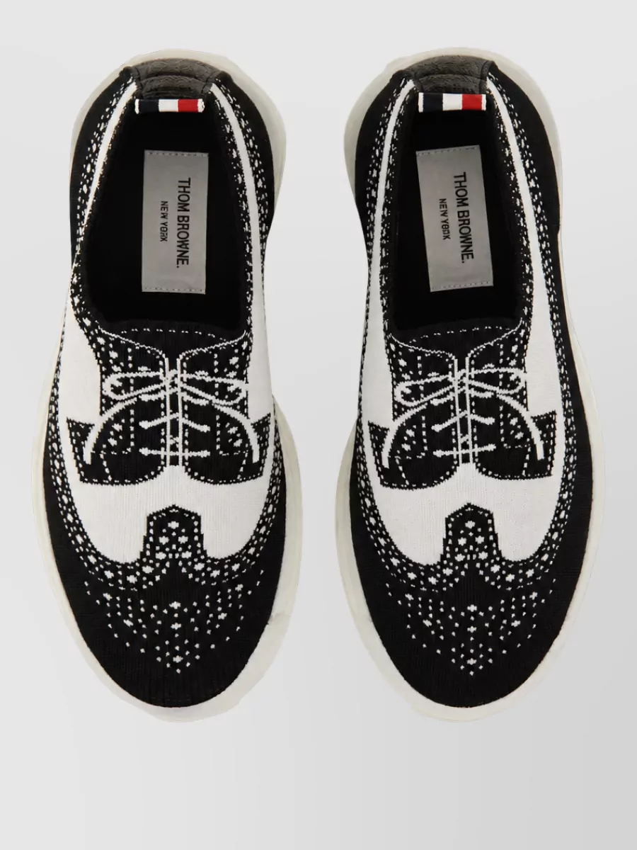 Thom Browne Tech Runner Slip-On Sneakers
