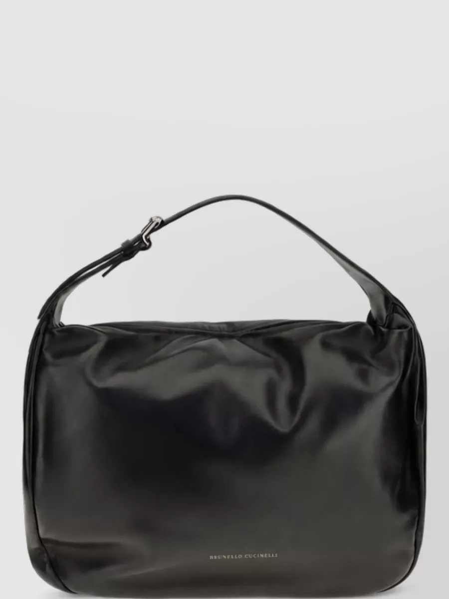 Brunello Cucinelli na calf leather tote bag