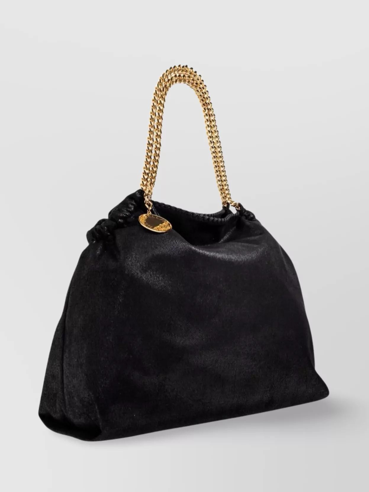 Stella Mccartney Shaggy Deer Tote Gold Chain Handle