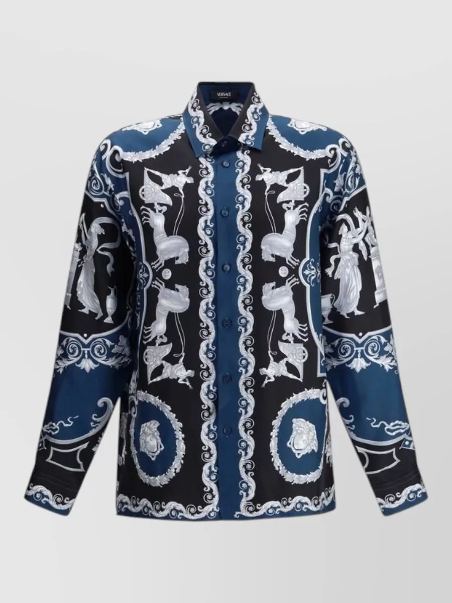 Versace Silk pattern shirt