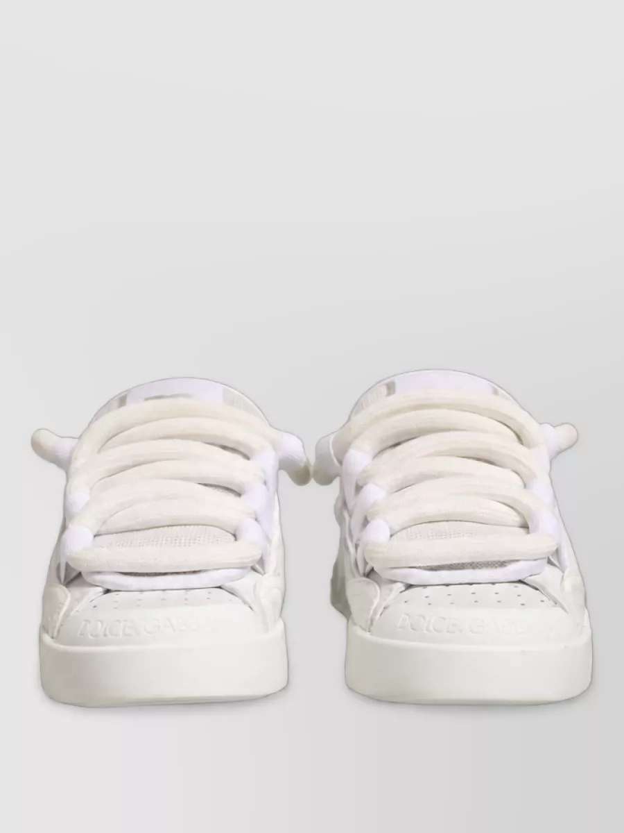 Dolce&Gabbana leather low-top sneakers