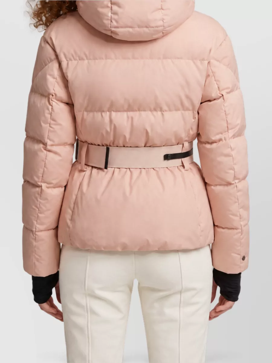 Moncler Grenoble Technical Hooded Belted Puffer Jacket