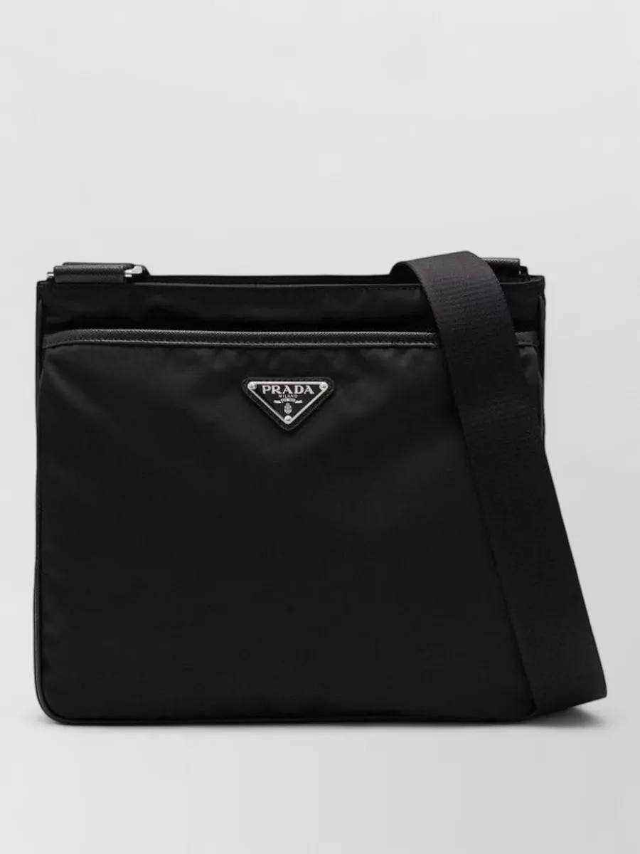 Prada nylon messenger bag