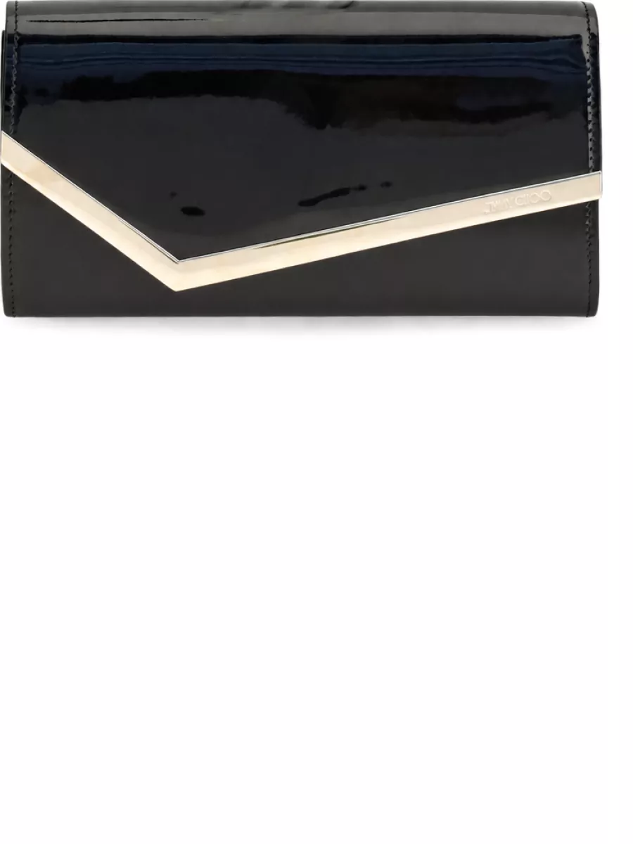 Jimmy Choo emmie leather clutch bag
