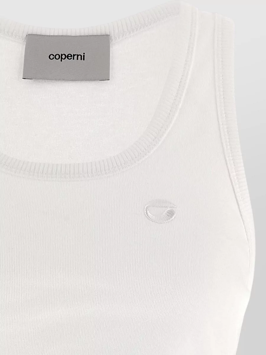 Coperni Organic Cotton Spiral Tank Top