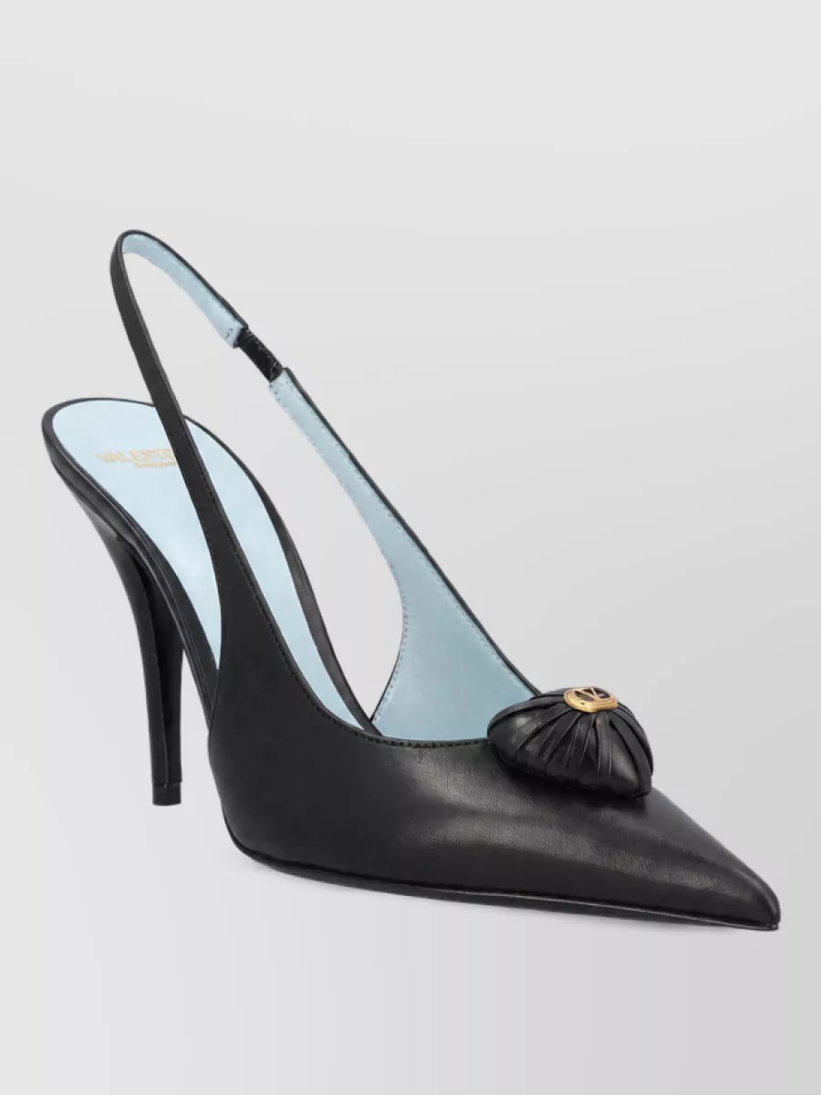 Valentino Garavani leather slingback pumps