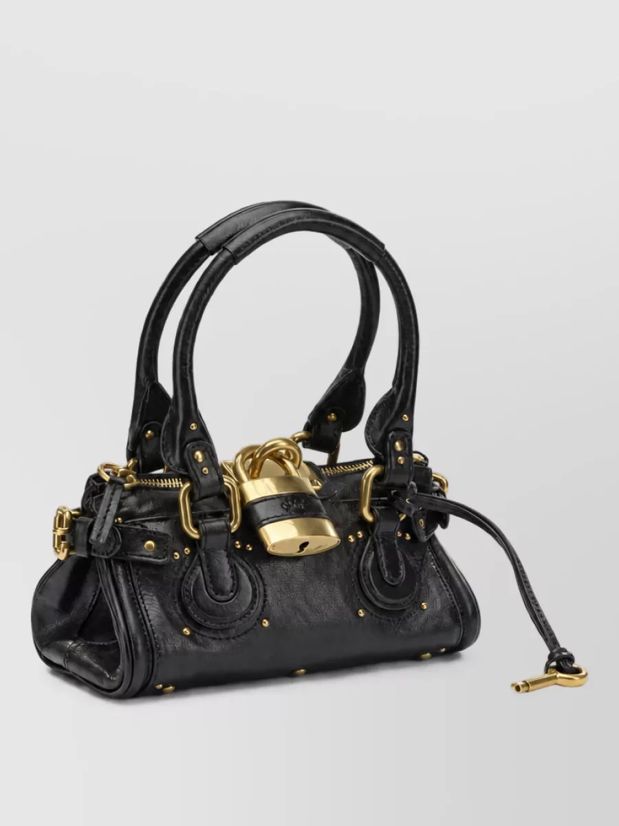 Chloé Paddington Leather Clutch Bag
