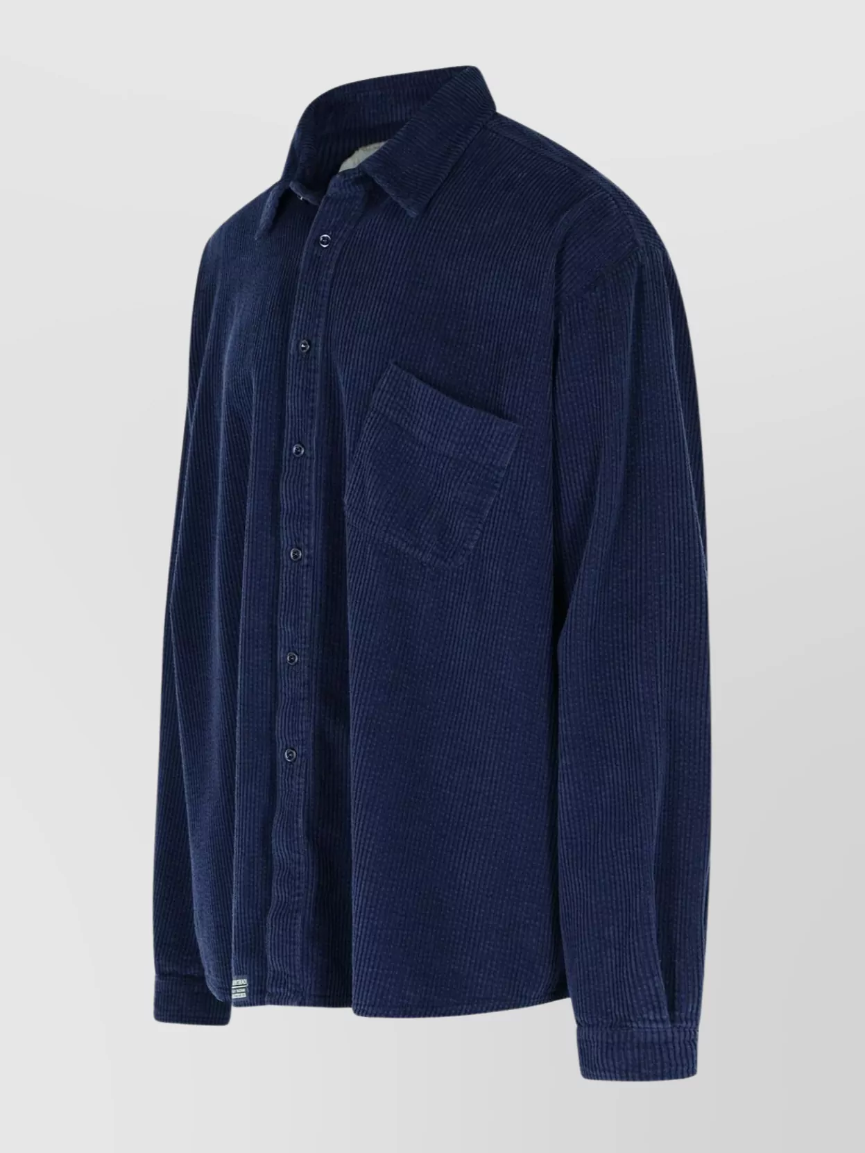 Erl Cotton Shirt With Chest Pocket And Long Sleeves