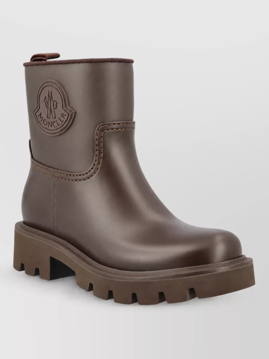 Moncler pvc ankle boots