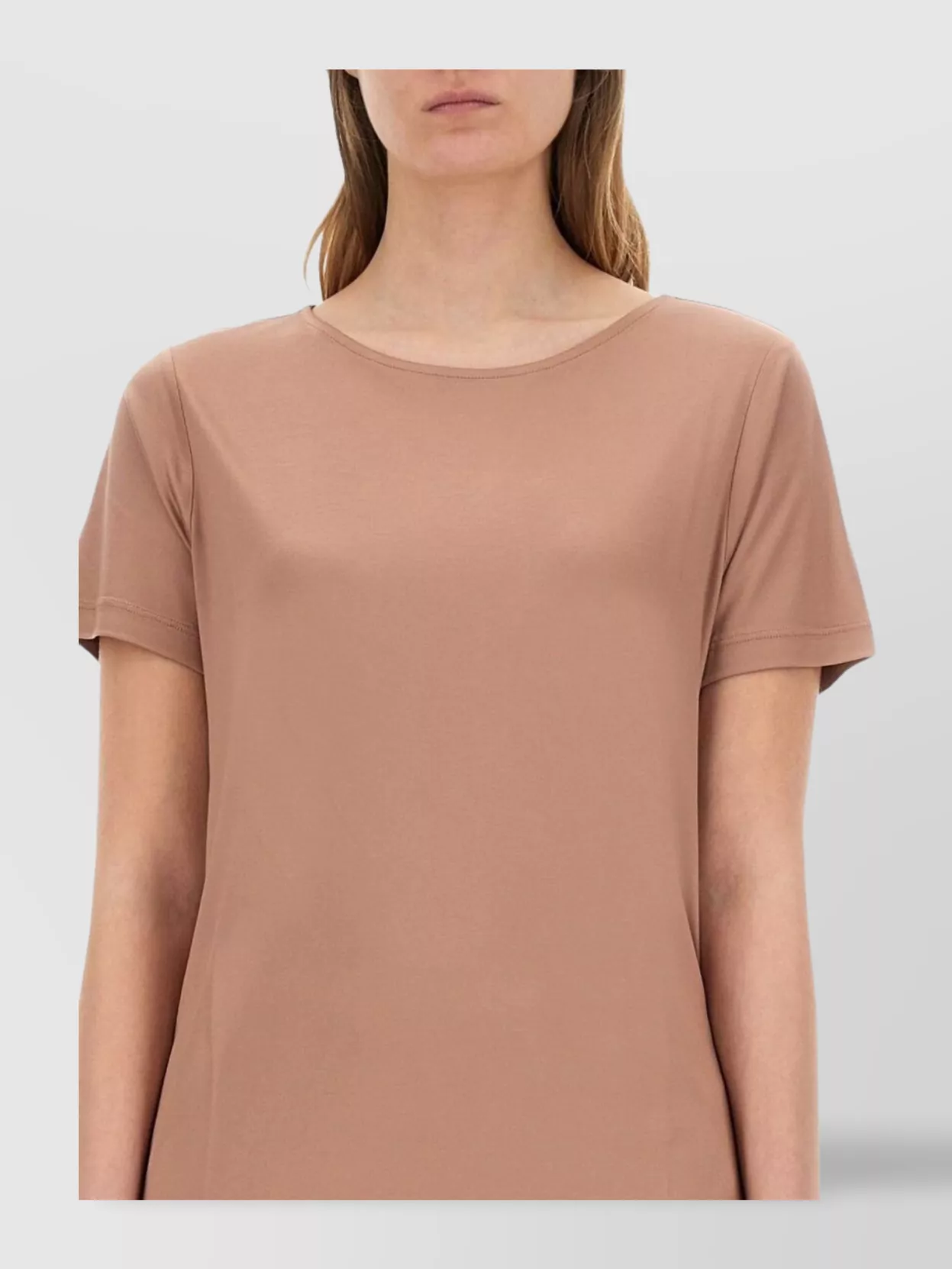 Fay Simple Round Neck Short Sleeve T-Shirt