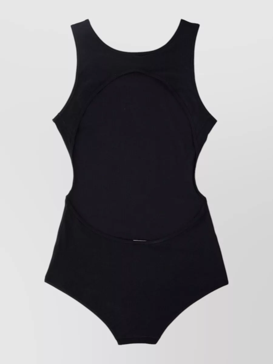 Jil Sander One Piece Swimsuit Scoop Neck Cut Out