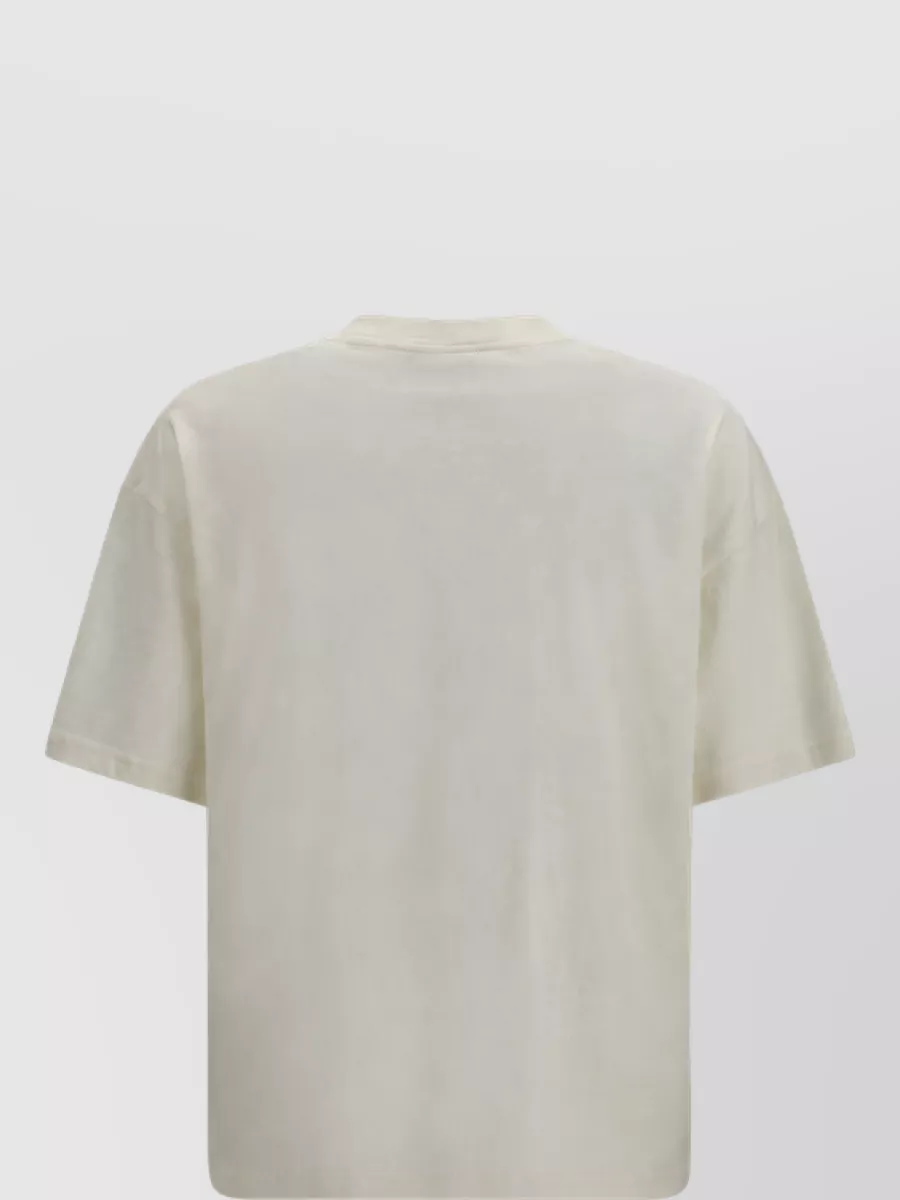 Represent Cotton Boxy Cropped Graphic T-Shirt