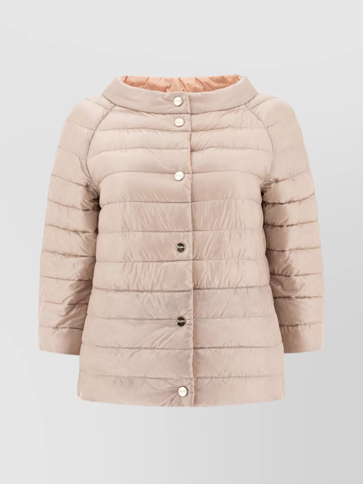 Herno Quilted High Collar 3/4 Sleeves Jackets