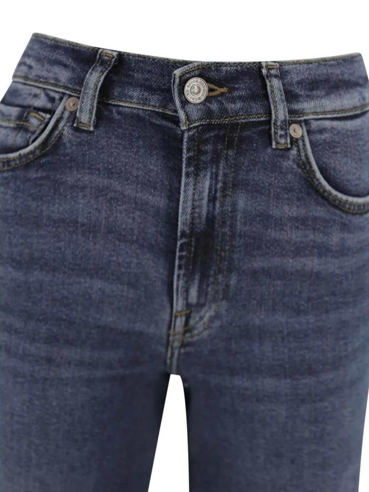 7 For All Mankind High-Rise Wide-Leg Jeans Elastic Waist