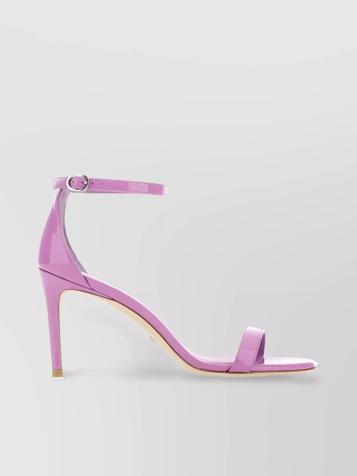 Shop Stuart Weitzman Streamlined Single Strap Sandals In Pink