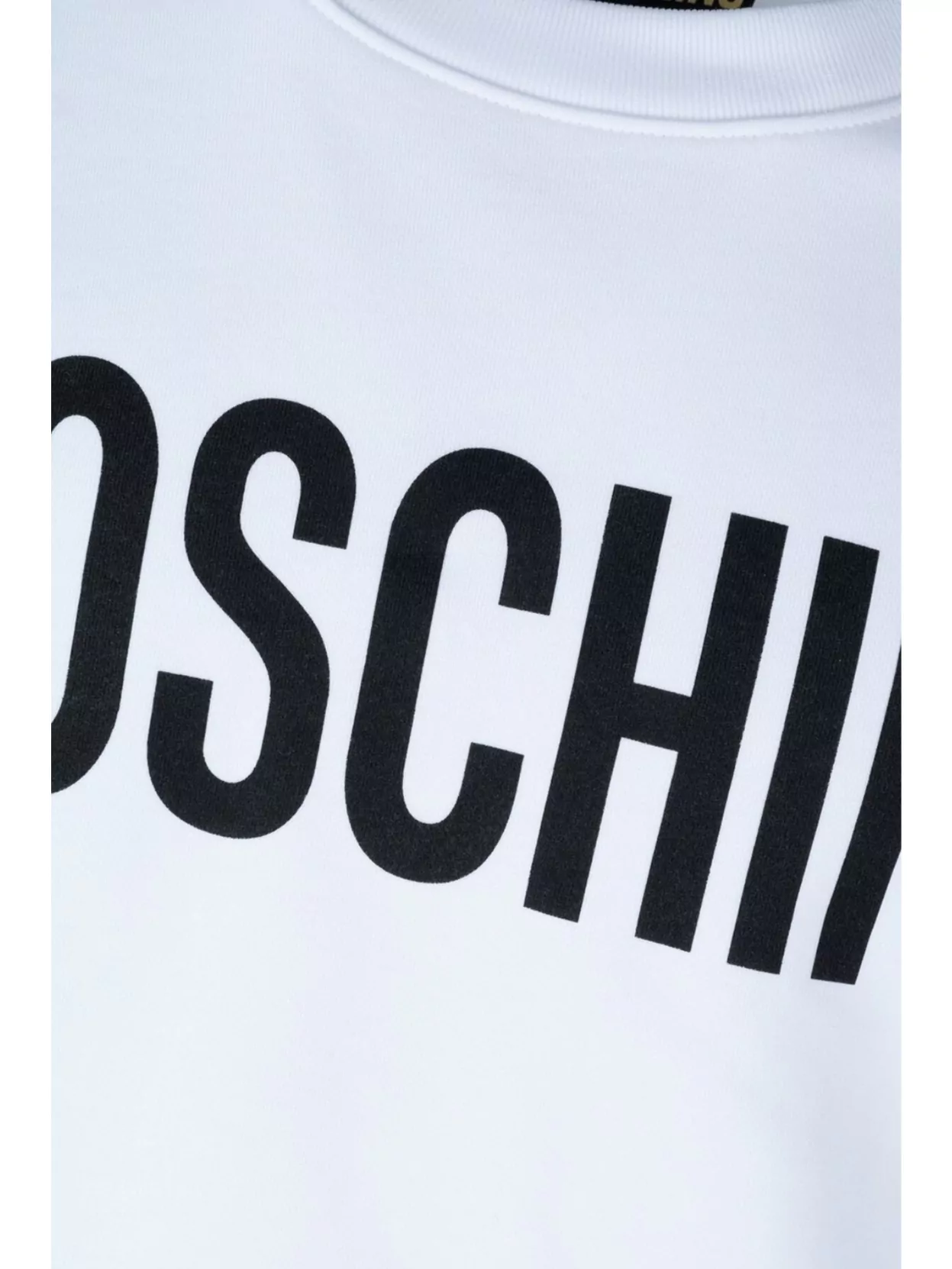 Moschino Crew Neck Cuffs And Hem