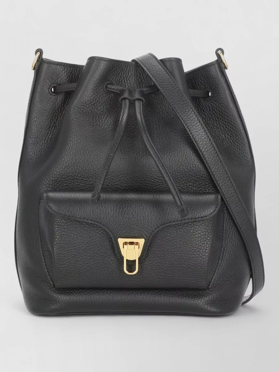 Coccinelle leather bucket shoulder bag
