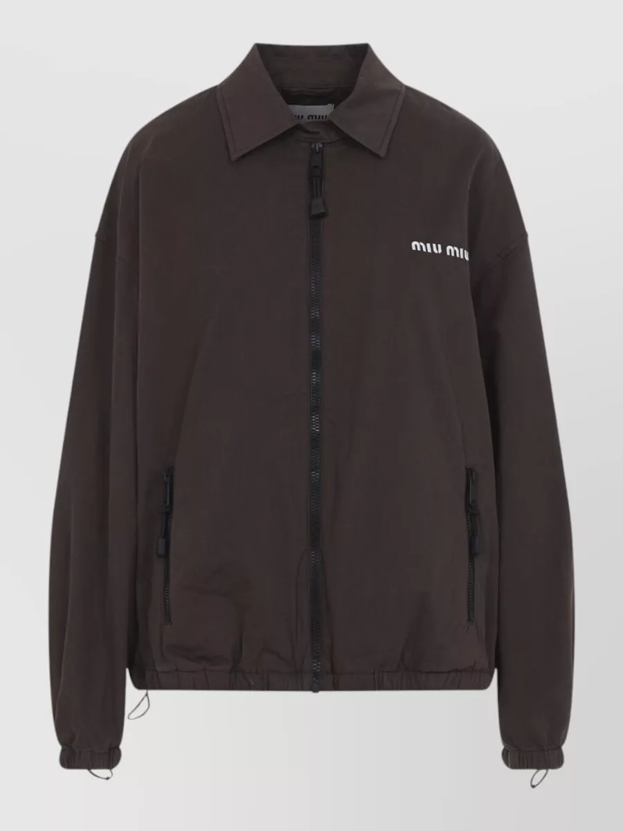 Miu Miu Cotton oversized jacket
