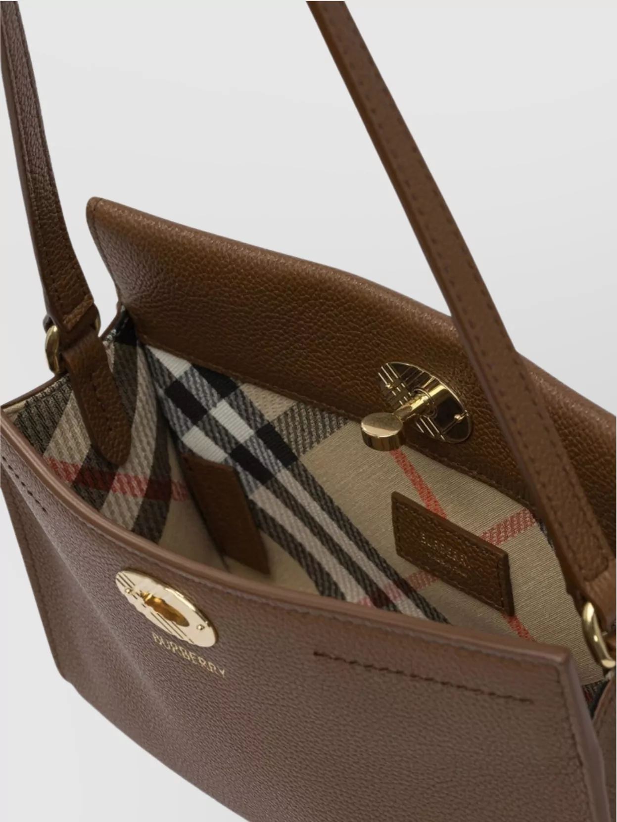 Burberry Cotswolds Textured Cross-Body Bag With Adjustable Strap