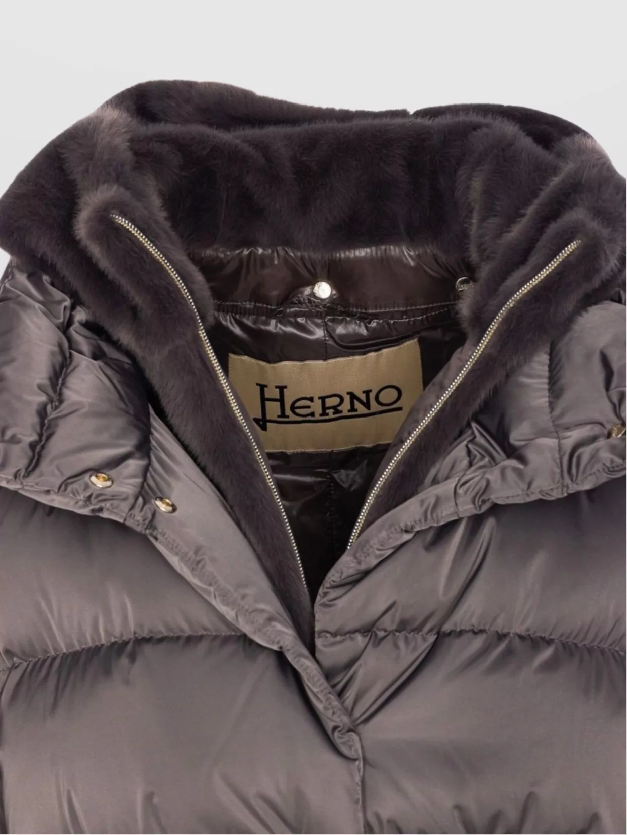 Herno Satin A-shape Down Jacket