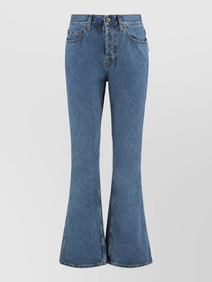 Burberry high-rise bootcut jeans
