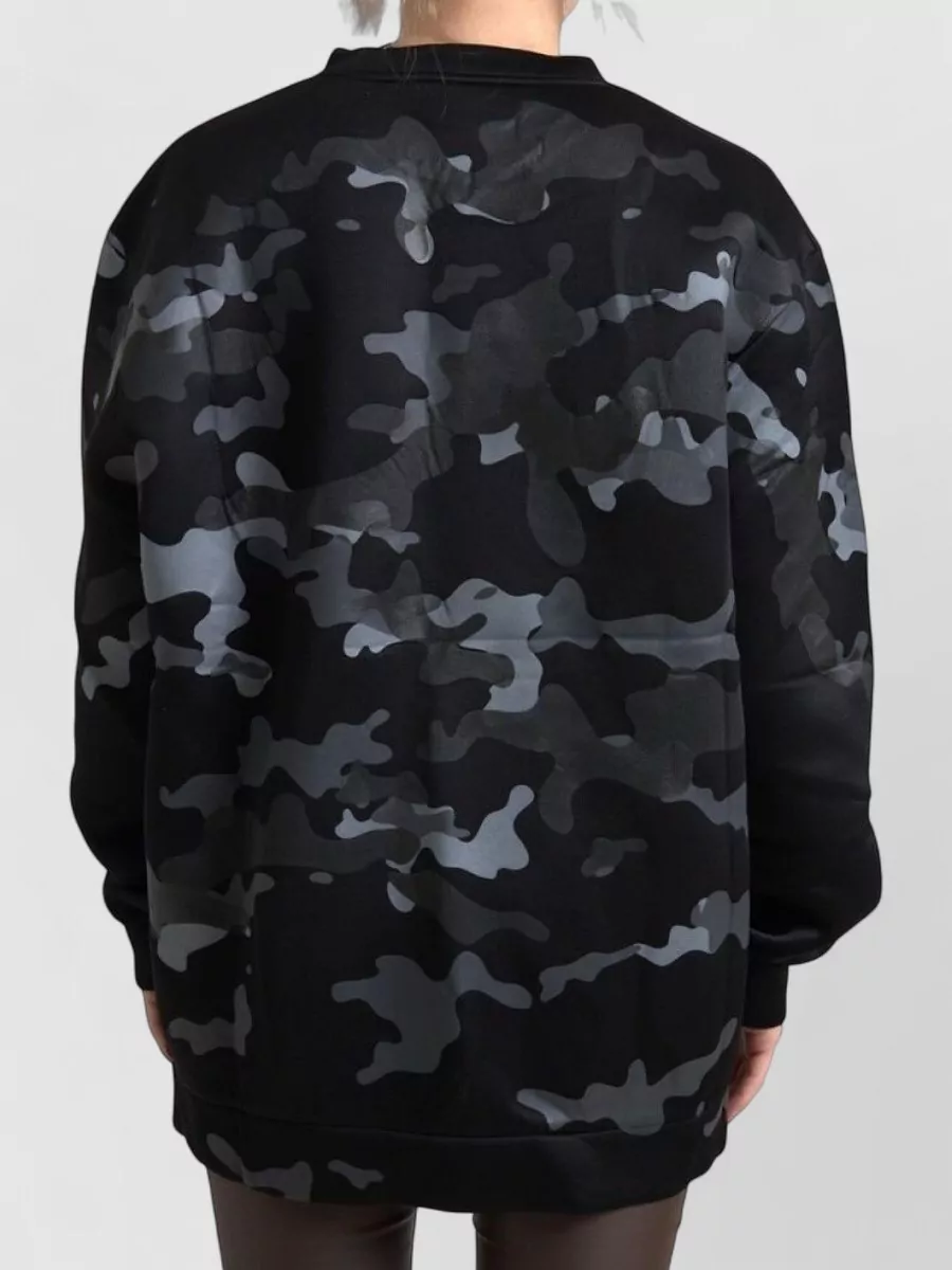Dolce&Gabbana Camouflage Printed Long-Sleeve Sweatshirt