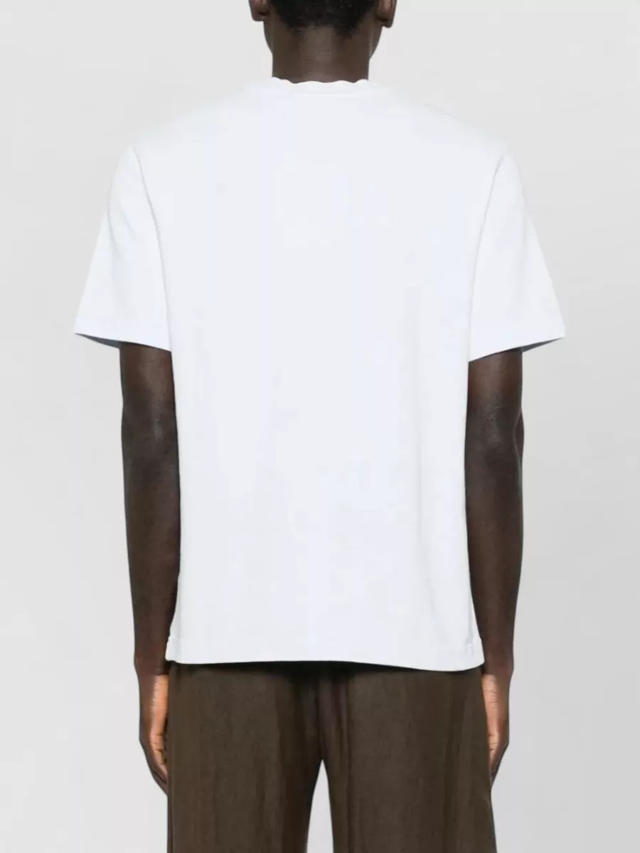 Jacquemus Cotton Logo Patch Short Sleeve T-Shirt