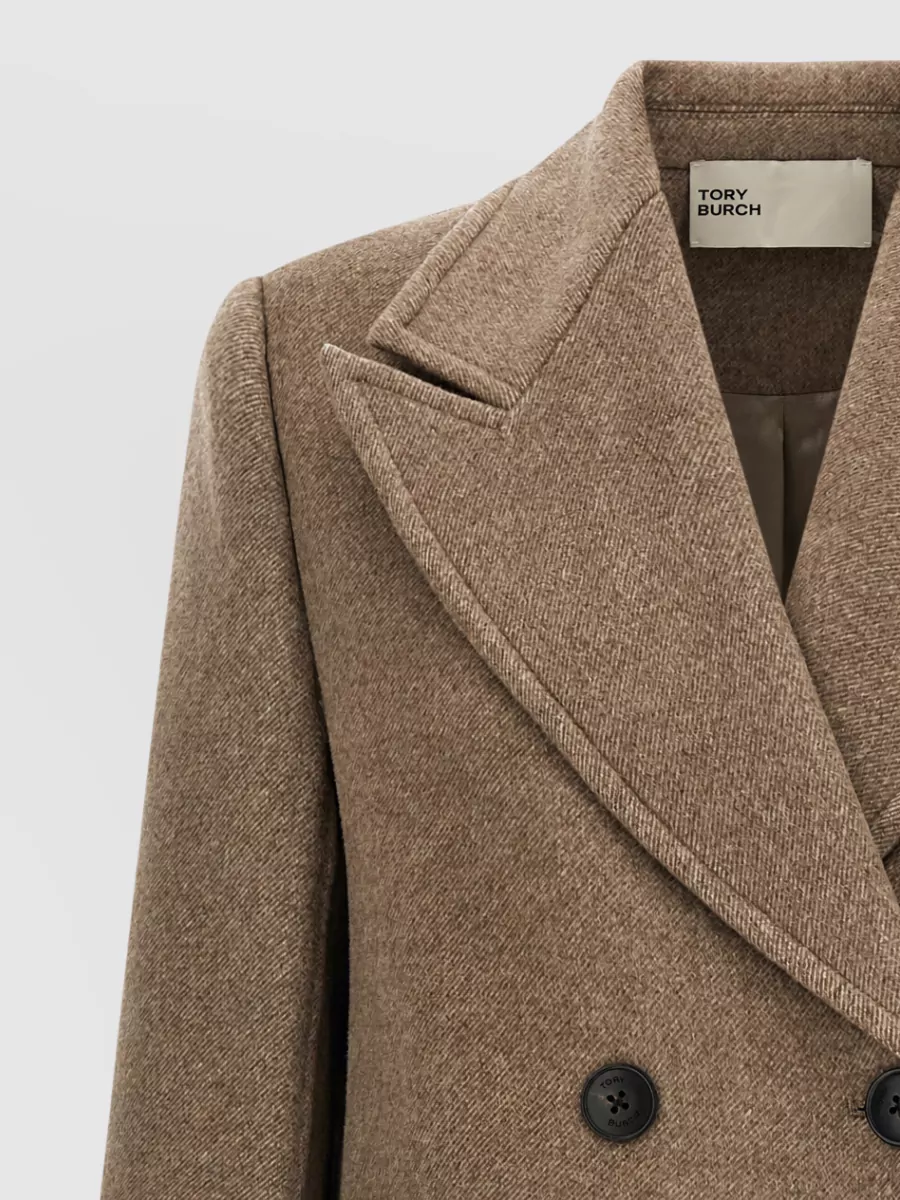 Tory Burch Wool Double-Breasted Coat