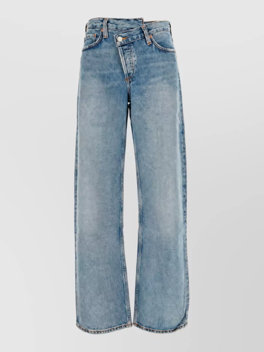 Agolde Denim Wide-leg Trousers
