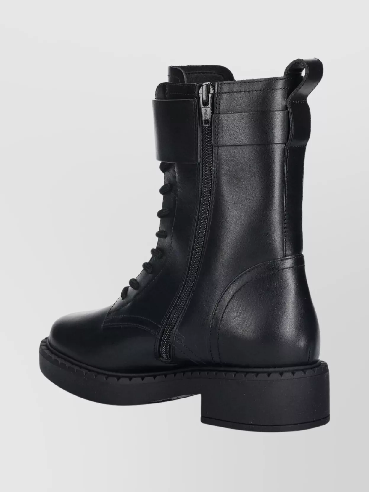 Furla Modern Heritage Chunky Heel Round Toe Boots