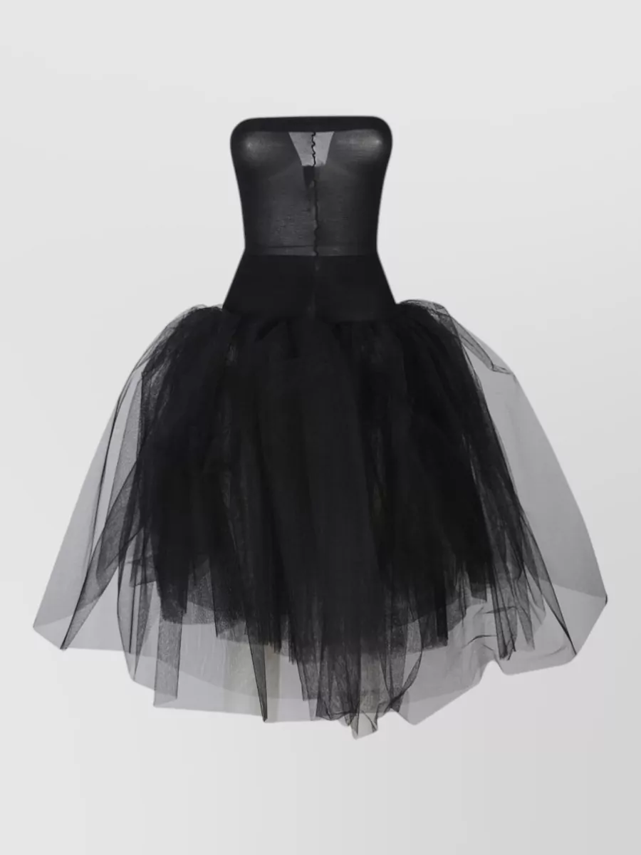 Junya Watanabe Layered Tulle Fitted Skirt