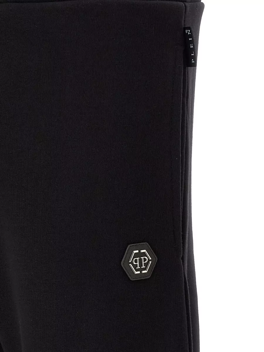 Philipp Plein Hexagon Logo Jogging Trousers Side Pockets
