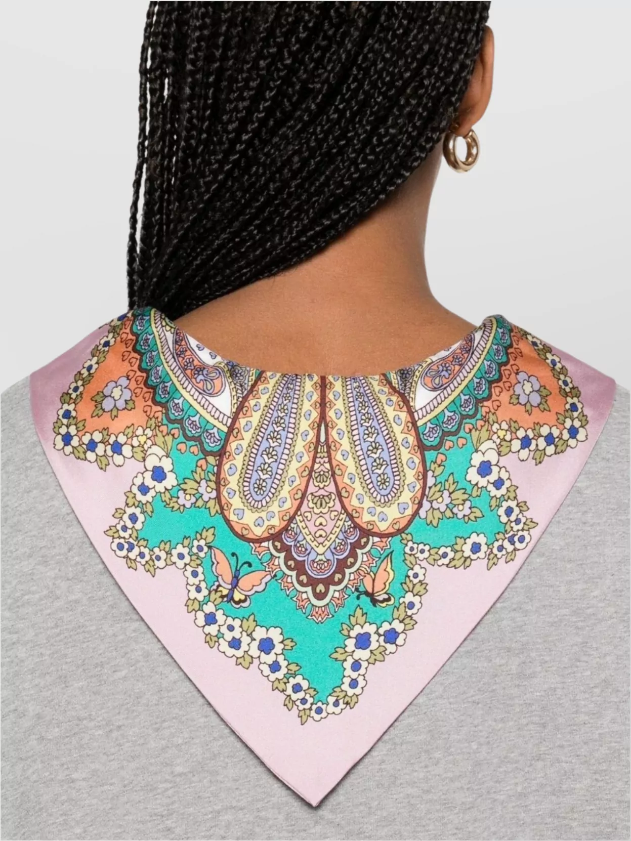 Etro Knitwear With Embellished Scarf Detail