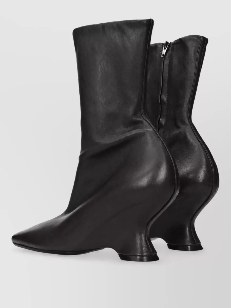 Dries Van Noten Leather Ankle Boots