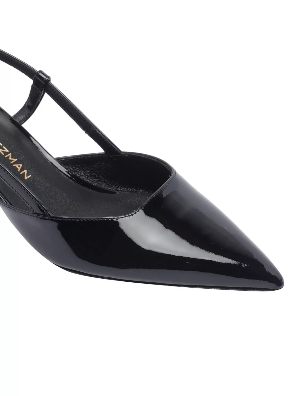 STUART WEITZMAN MID HEEL POINTED TOE SLING BACK PUMPS